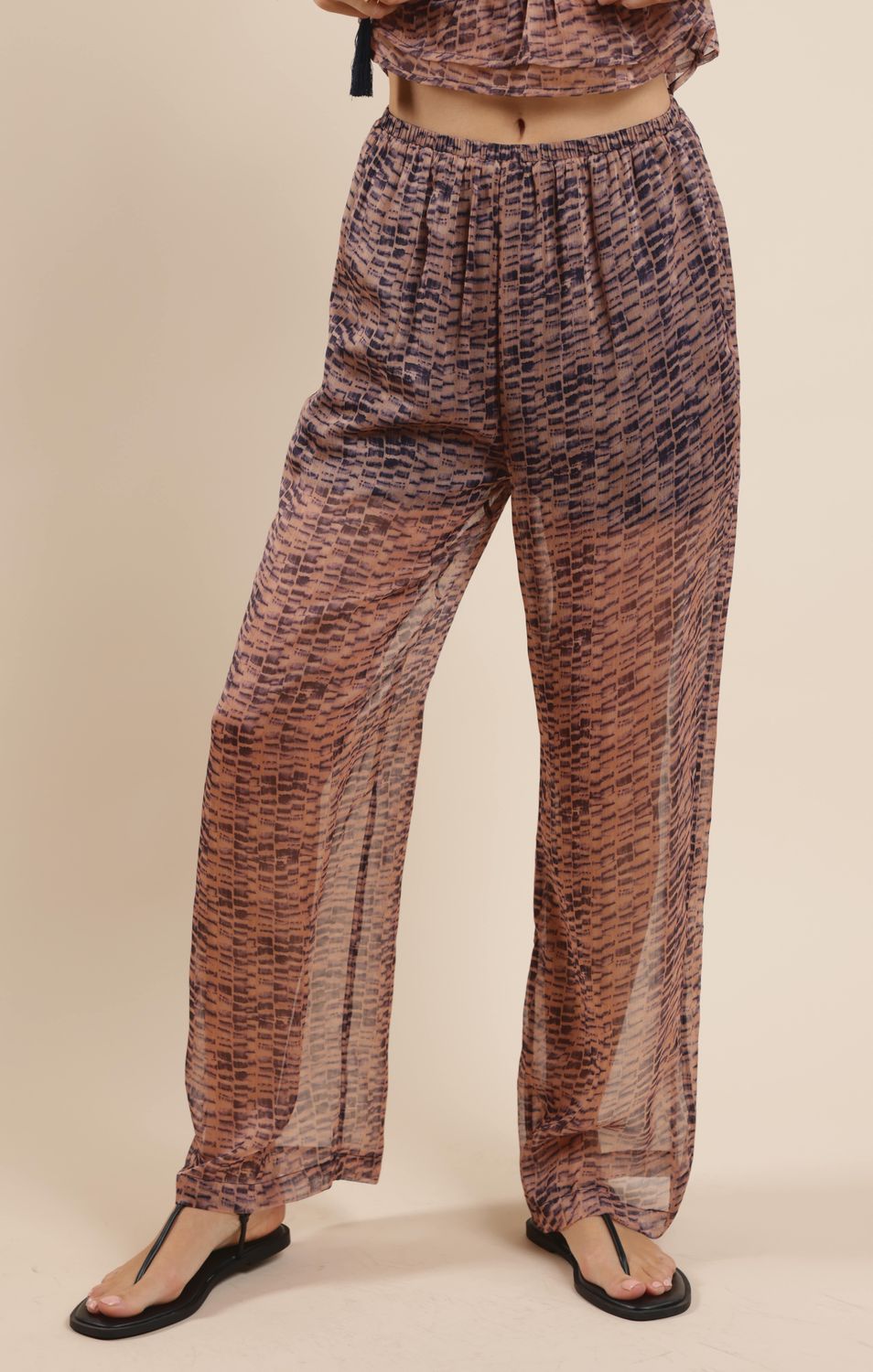 Canyon Echoes Wide Leg Sheer Pant