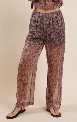 Canyon Echoes Wide Leg Sheer Pant