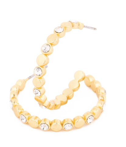 Gianna Gold Medium Hoops