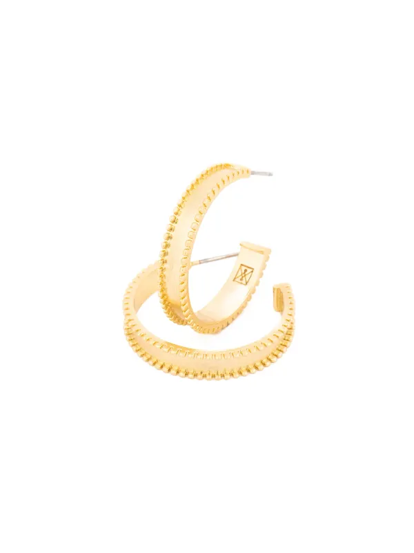 Nova Gold Medium Hoops