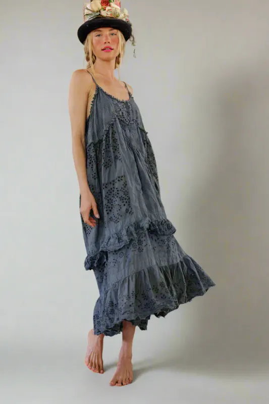 Eyelet Embroidered Esti Cami Dress in Ozzy