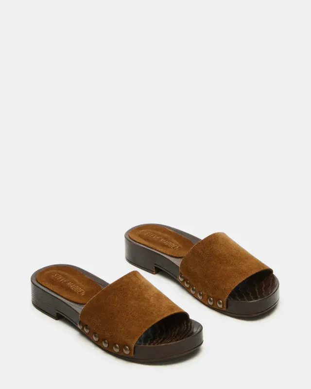 Cento Suede Studded Slide