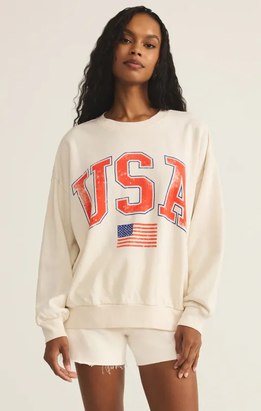 Flag Sunday Sweatshirt