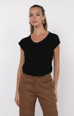 Jordan Side Ruched Sweater Top