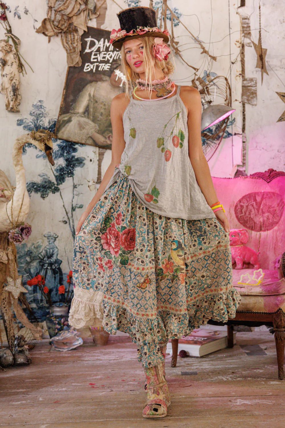 Anselma Skirt in Blue Eyes