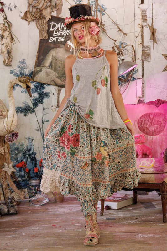 Anselma Skirt in Blue Eyes