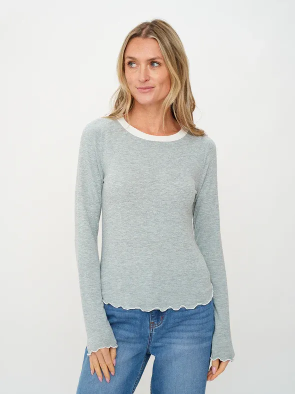 Lea Long Sleeve Layered Tee