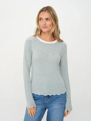 Lea Long Sleeve Layered Tee