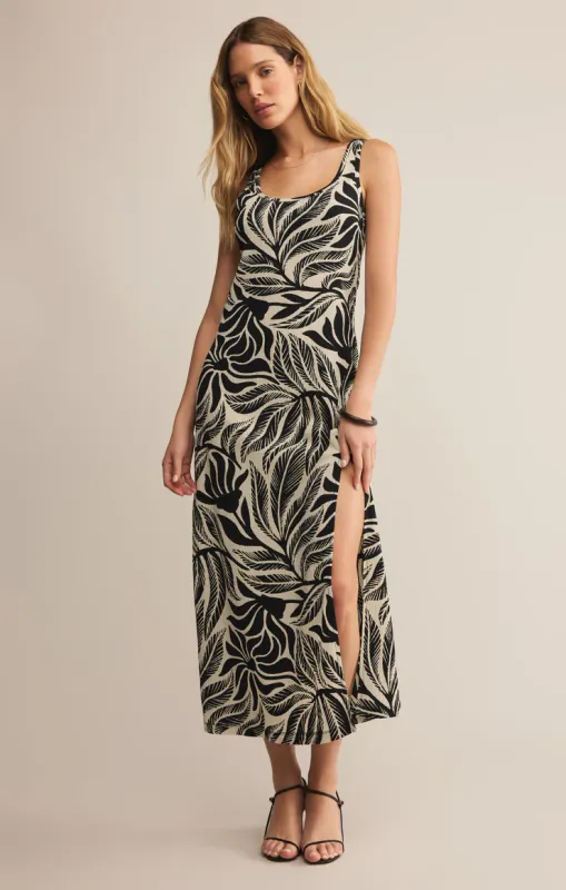 Polanco Isla Leaf Midi Dress