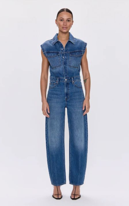 Ace Barrel Leg Jumpsuit - Fairview Wash