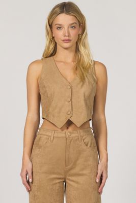 Drea Suede Vest