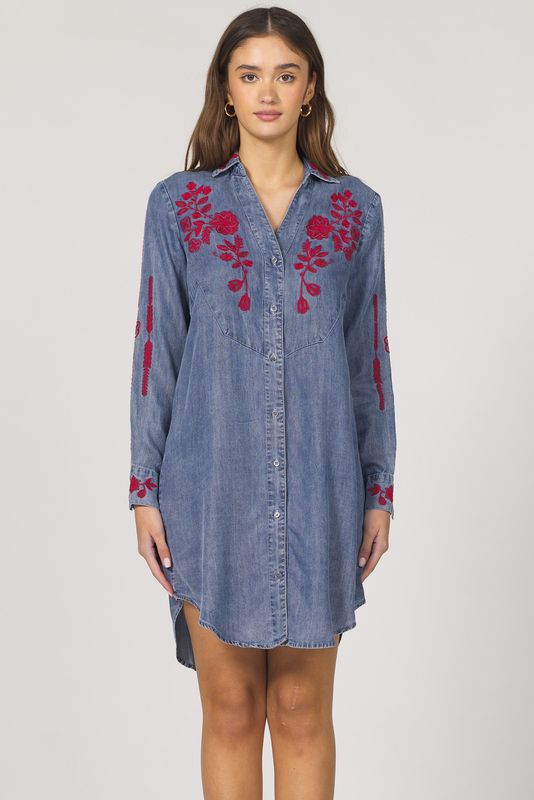 Bertin Button Down Collared Dress
