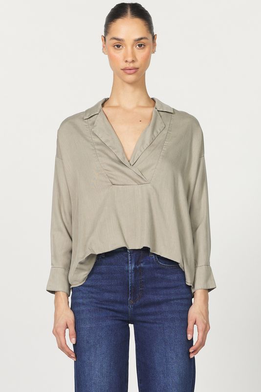 Adelle Collared Top