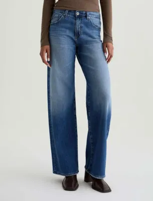 Adria Wide Leg Jean - Headline Wash