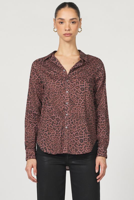 Lolita Leopard Print Collared Top