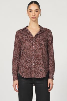 Lolita Leopard Print Collared Top