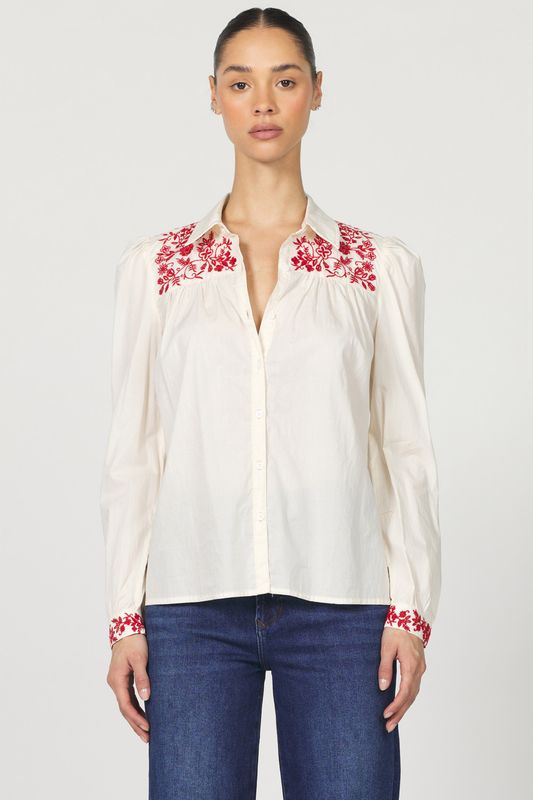 Nasrin Button Up Top