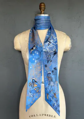 Cactus Rose Silky Scarf 