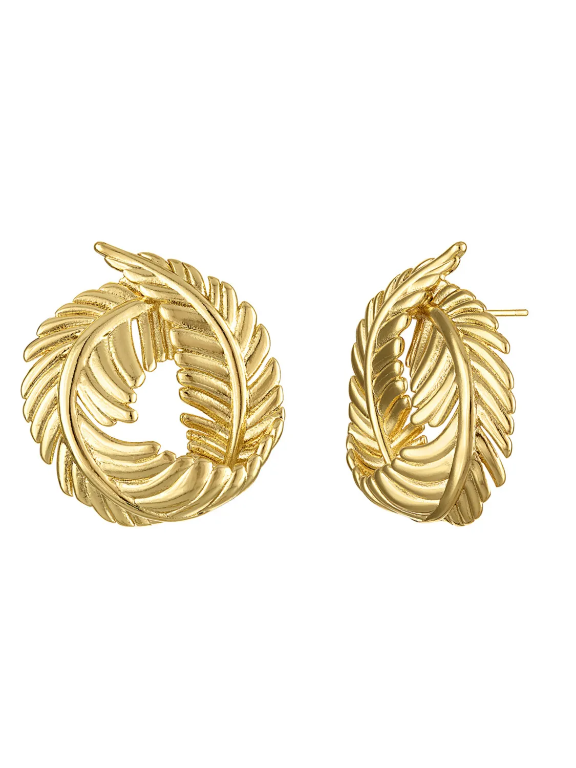 Georgie Twisted Leaf Earrings