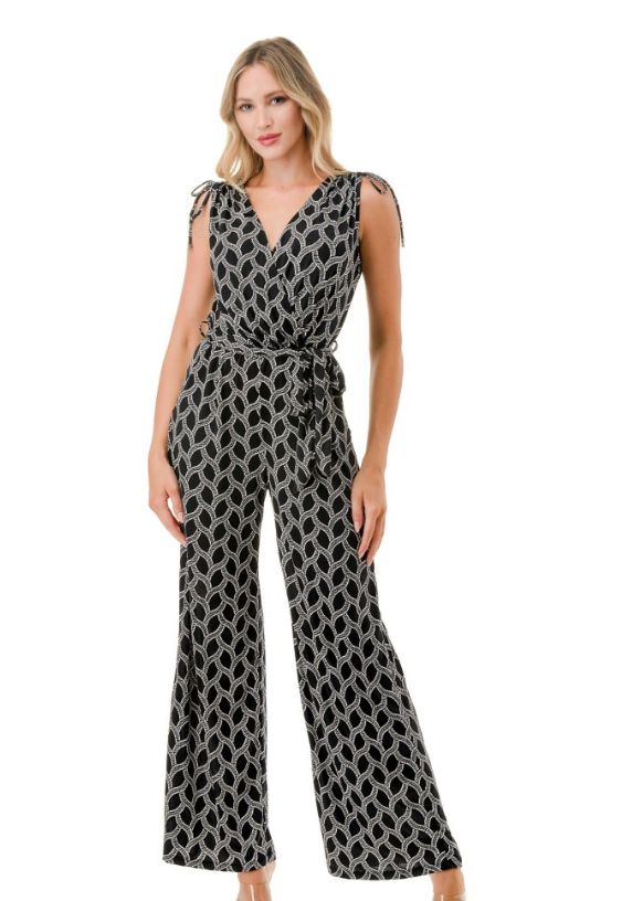 Belted Culotte Jumpsuit