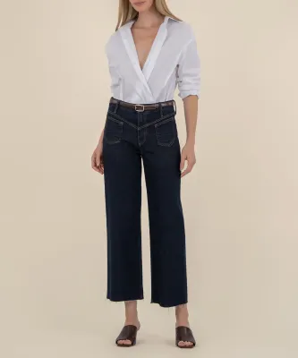 Charlotte HR Wide Leg Jean - Sustain Wash