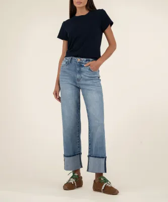 Sienna HR Straight Leg Jean - Love Wash