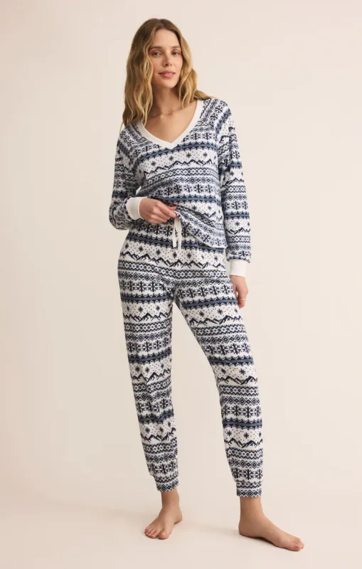 Slopes Fairisle Long Sleeve Top