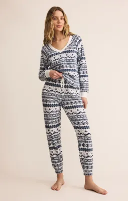 Slopes Fairisle Long Sleeve Top