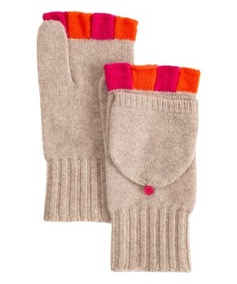 Colorblock Pop-Top Mitten