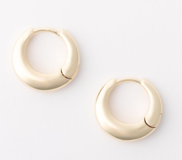 Evie Gold Hoop Earrings