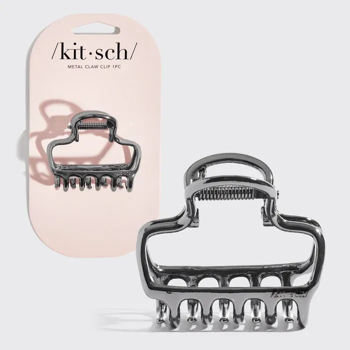 Metal Medium Open Shape Puffy Claw Clip