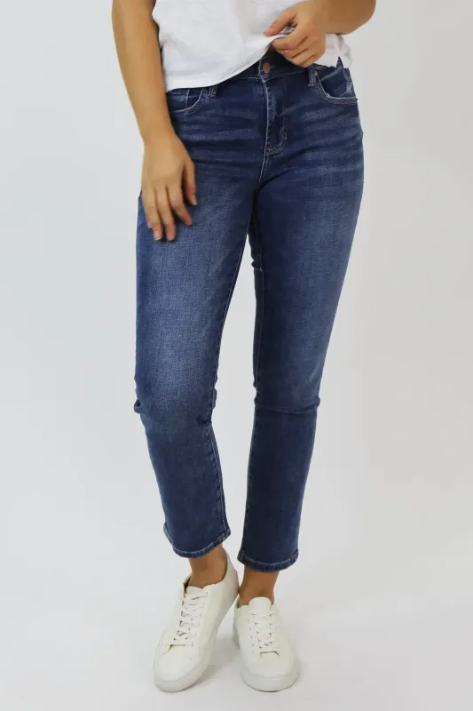 Blaire Slim Straight Jean - South Bay Wash