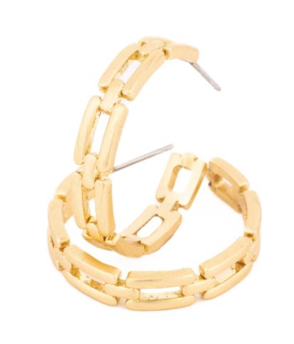 Layla Gold Medium Hoops