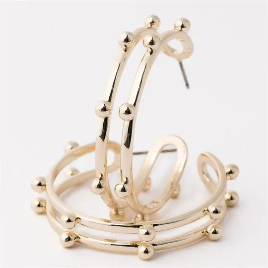 Anya Large Gold Earring