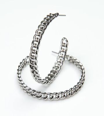 Chrisley Large Silver Earrings