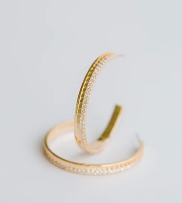 Raven Large Gold Earrings