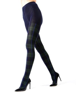 Glasgow Plaid Sweater Tights