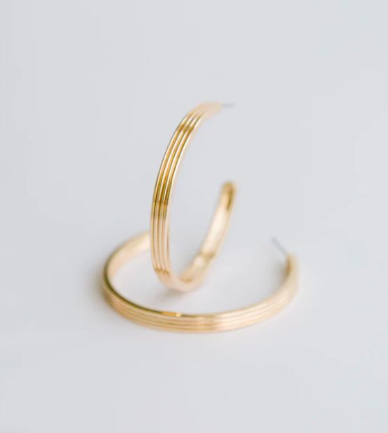 Sheila Large Gold Earrings