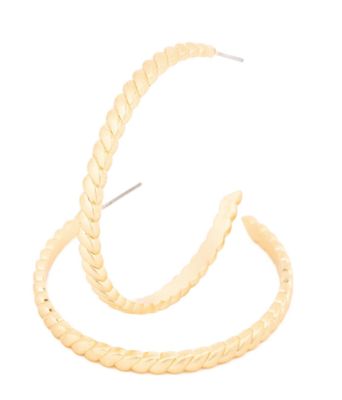 Addison Gold Large Hoops