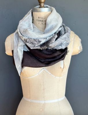 Winter Ghosts Cashmere Scarf