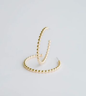 Carlo Large Gold Earrings