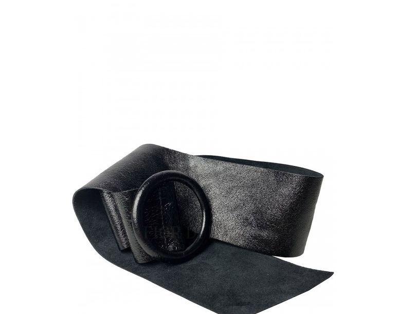 Irma Wide Leather Belt