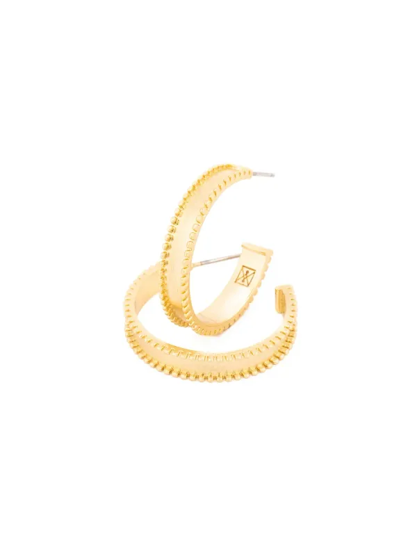 Nova Gold Medium Hoops