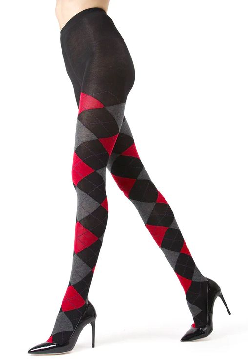 Argyle Sweater Tights