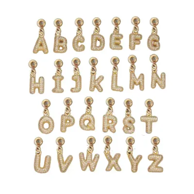 Charm Bar Bubble Letter Grip Charm