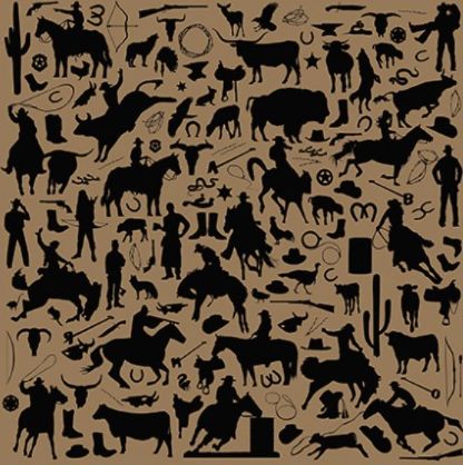 Cowboy Silhouette Silk Scarf