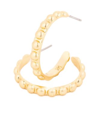 Renae Gold Medium Hoops