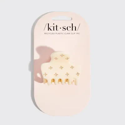 Rhinestone Medium Puffy Claw Clip