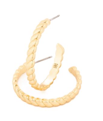 Addison Gold Medium Hoops