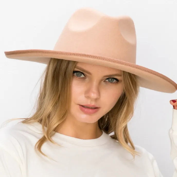 Structured Pencil Roll Wide Brim Hat